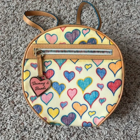 Dooney & Bourke Signature Hearts Backpack Dooney and Bourke Signature Hearts Collection Backpack main image 2